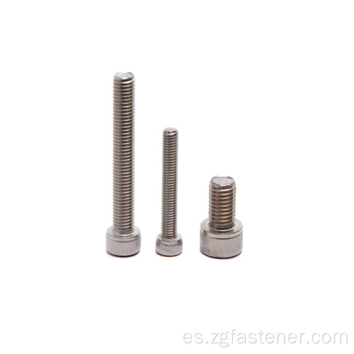 Tornillos de cabeza de zócalo de acero de acero de 10*30 DIN912 Tornillo de llave Allen ALLEN A2-70 Tornillo de llave Allen